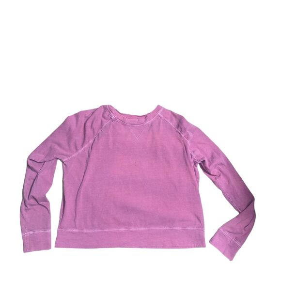 🛍️Gap Long Sleeve Crop Top Tee Shirt Size Large - Picture 1 of 4